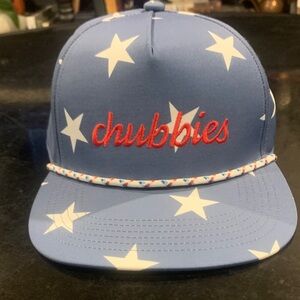 Chubbies Blue Star Cap with Red Logo